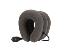 Cojín de tracción cervical inflable que ofrece protección y comodidad. MDUG (gris)