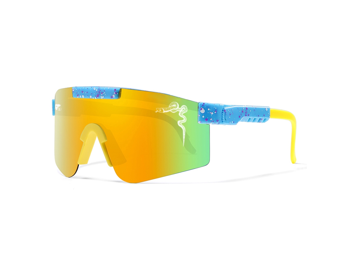 Gafas de sol de ciclismo unisex MDUG con protección UV400 y lentes de polímero resistentes al viento (estilo 8)