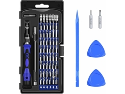 Kit de destornilladores magnéticos de precisión 63 en 1, 56 puntas y accesorios de reparación
