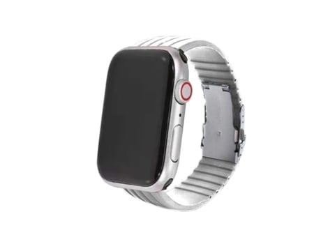Correa Silicona Stripe Adaptable Apple Watch Series 6 40Mm Blanco