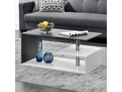 Mesa de Centro [EN.CASA] Salón  (Blanco - Tablero De Aglomerado - 90 x 50 x 41 cm)