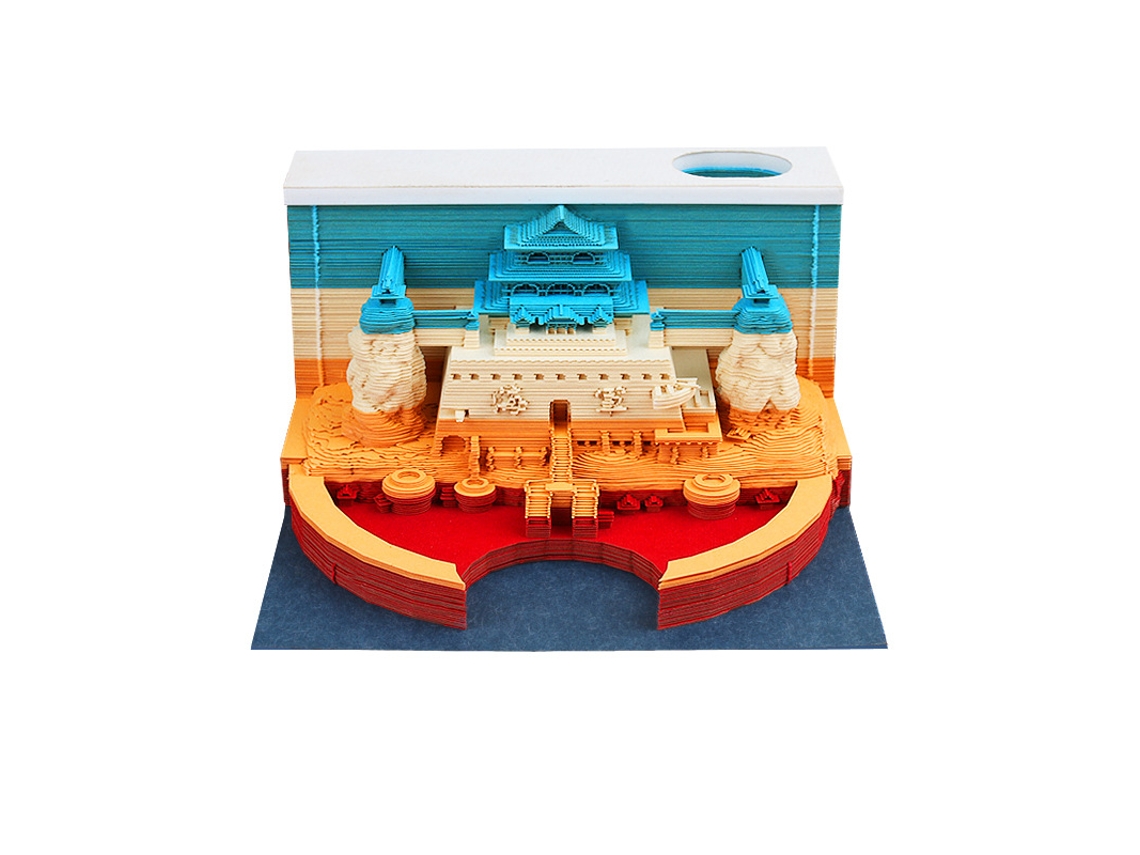 Bloc de notas Eifson, bloc de notas adhesivo 3D del Cuartel General de la Armada