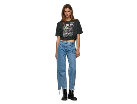 Camiseta de Mujer PEPE JEANS Wild Negro (XS)