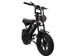 Bicicleta Eléctrica Baolujie F2 Con Suspensión Completa, Batería Extraíble De 48 V Y 13 Ah, Neumáticos De 16" X 4,0".
