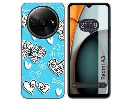 Funda para Xiaomi Redmi A3 TUMUNDOSMARTPHONE Silicona Multicolor