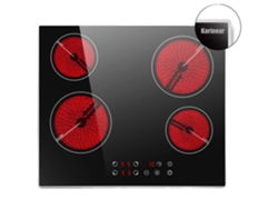 Placa de cocción vitrocerámica, 60 cm, 6000 W, cuatro quemadores, control táctil, 220 V OEM