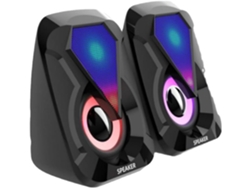 Altavoz Mini Usb Con Cable Para Ordenador Con Iluminación Rgb, Ideal Para Juegos De Sobremesa.