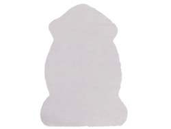 Alfombra de diseño moderno BELIANI Undara de Acrílico Gris 60x90