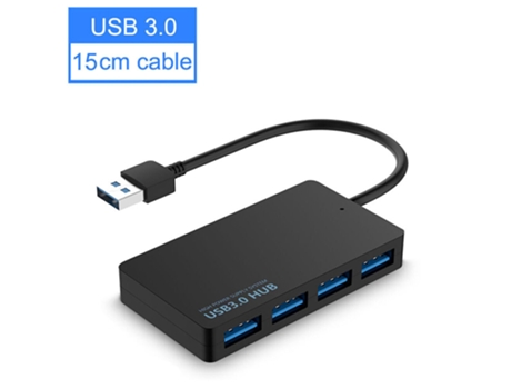 4 Puertos Hub Usb 3.0 Multi Splitter Expansión Adaptador De Computadora Portátil Para Pc De Escritorio VENISYMLIS