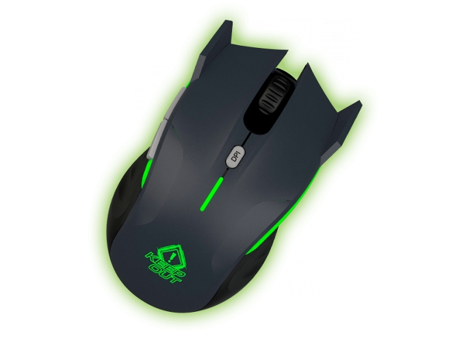 Ratón KEEPOUT XPOSEIDON (Óptico - Negro)