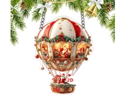 Decoración Navideña Para Interiores: Adornos Colgantes Para El Árbol De Navidad, Adornos De Papá Noel De Acrílico