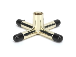 Vlrla-2026accesorio De Billar Cabeza De Puente De Hierro Metal Plating Duradero Partículas Coloidales Para Pool