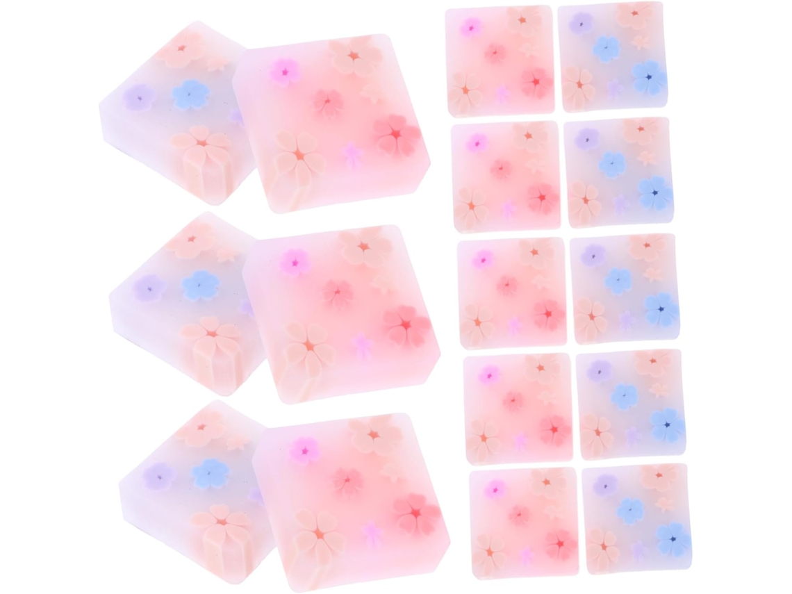 Juego De 32 Gomas De Borrar Rectangulares Para Lápices, Ideales Para Niñas.