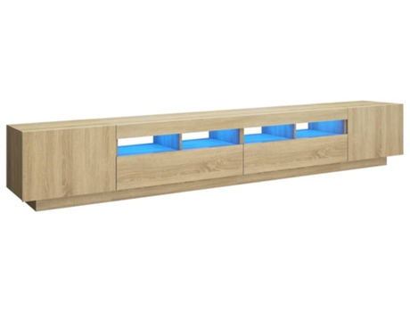 Mueble para la televisión VIDAXL Marrón Madera contrachapada (260x35x40 cm)