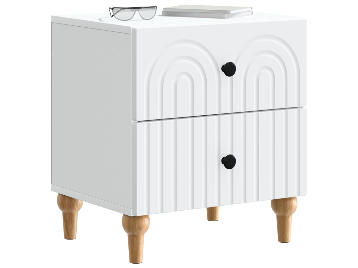 Maison Exclusive - Armario De Noche 2 Pcs 43 X 34,5 X 48 Cm Madera De Ingeniería