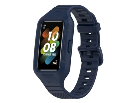 Correa Smartwatch para Honor Band 6 Silicona de Color Sólido Integrada (Azul Medianoche)