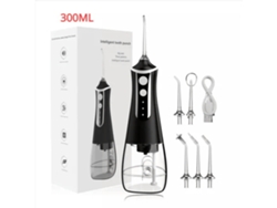 DIGITALLAB Irrigador Bucal Portatil Chorro De Agua Dental 310Ml Ipx7 L10 Negro
