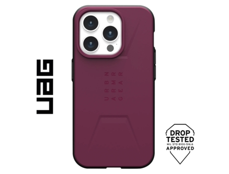 Funda para iPhone 15 Pro UAG Acrílico Rojo
