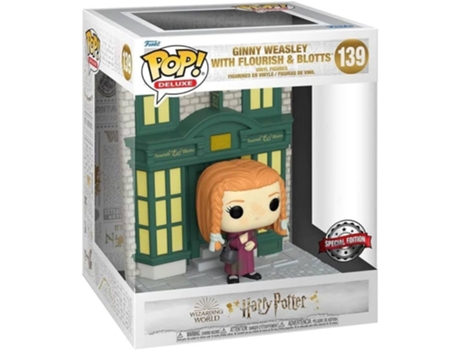 FUNKO Pop! Deluxe Harry Potter # Diagon Alley Flourish And Blotts With Ginny Exclusivo