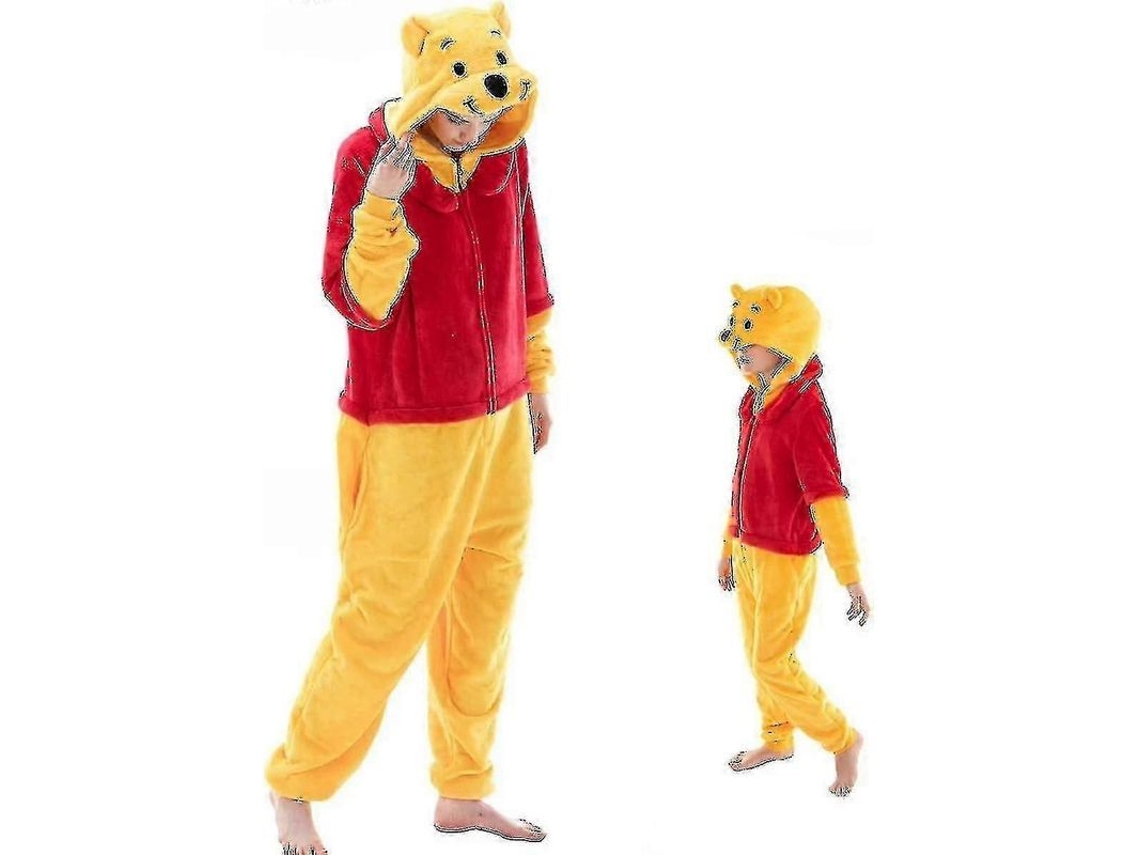 Pijama Unisex De Franela Con Estampado De Leopardo Para Adultos, Ideal Para Halloween. Tallas S-xl Luolv