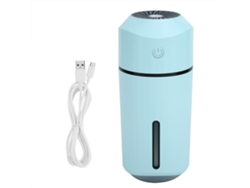 Mini humidificador LED portátil USB, purificador y difusor de aire, para el hogar, la oficina y el coche, ambientador (azul)
