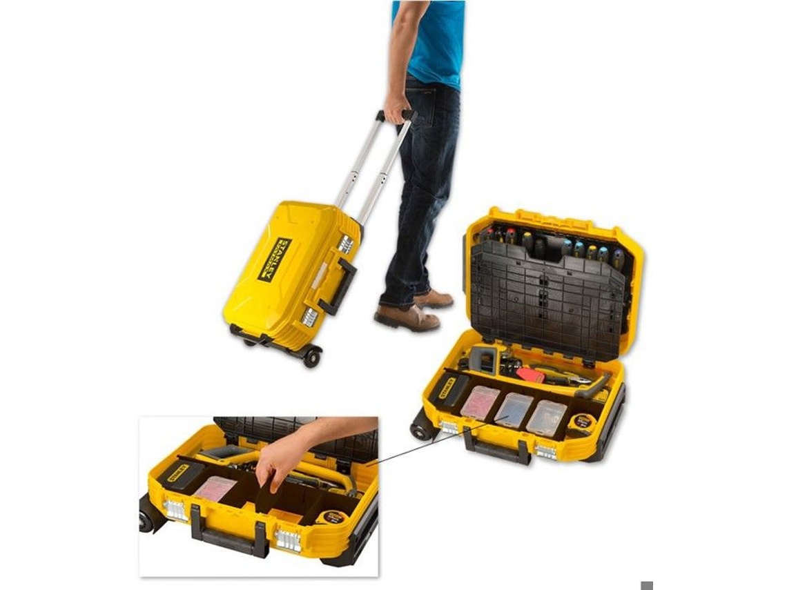 Maletín de mantenimiento con ruedas Stanley Fatmax 100 piezas Fmst1-75530