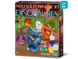 Kit de moldeo y pintura 3D - Dinosaurios
