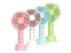 Mini Ventilador Portátil Recarregável Via Usb Com Bateria De 1200mah Para Uso Doméstico Ou No Escritório.
