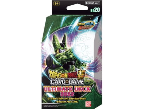Juego de Cartas BANDAI DragonBall Super Card Game Ultimate Deck 2022 BE20 (Edad Mínima: 6 Años -Nivel de Dificultad: Intermedio)