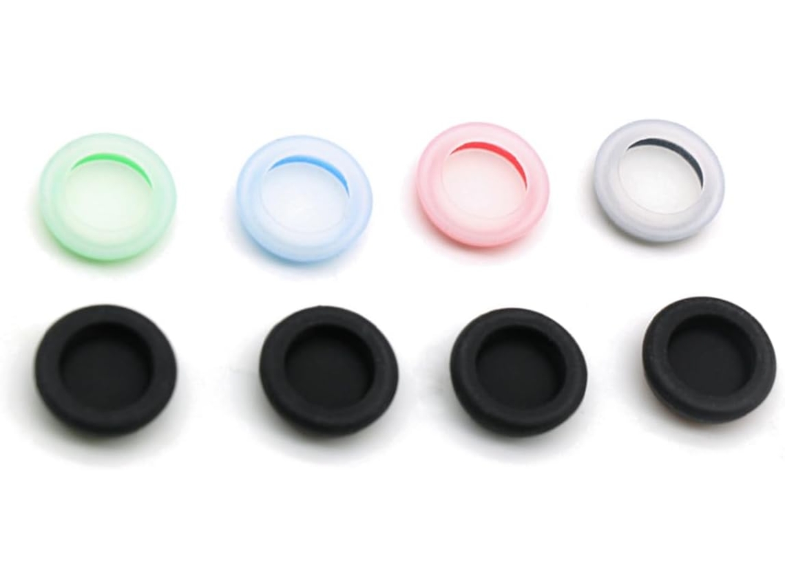 Cubiertas antideslizantes de silicona para botones de control, cubiertas de silicona para joysticks analógicos, 2 piezas de cubiertas Gokoco