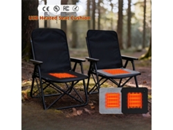 Gris ipree Cojín Calefactable Usb 3 Niveles Temperatura Apagado Automático 10h Portátil Plegable Eventos Senderismo Oficina Pesca Viaje Casa