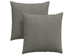 Cojines para sofá, 2 unidades, gris claro, 60x60cm HARLANV1