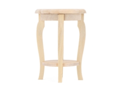 Banco Para Mini Bonsáis Para Casa De Muñecas Escala 1:12, Madera Sin Acabado Y Con Detalles.