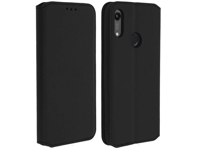 Funda Huawei Y6 2019, Honor 8A AVIZAR Book Negro