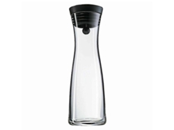 Jarra De Agua De Vidrio Borosilicato 1.8l Tapa Inclinada Cierre Básico Para Bebidas Frías Y Calientes