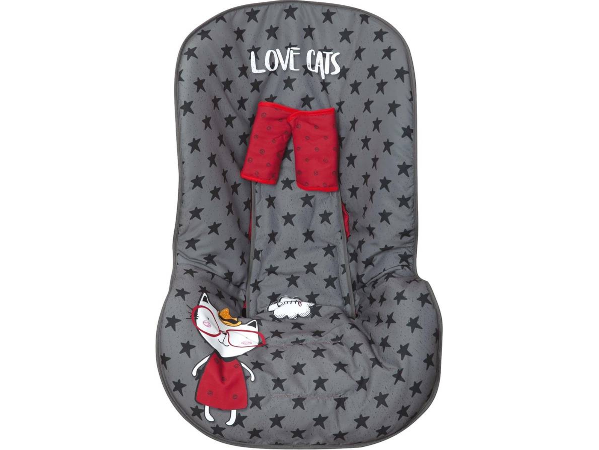 Funda Protectora BABYLINE 11000602 Silla Auto Love cats