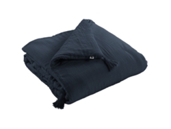 Cama Extremo Gaïa Minuit LEFFET PAPILLON Algodón Azul (90x200cm)