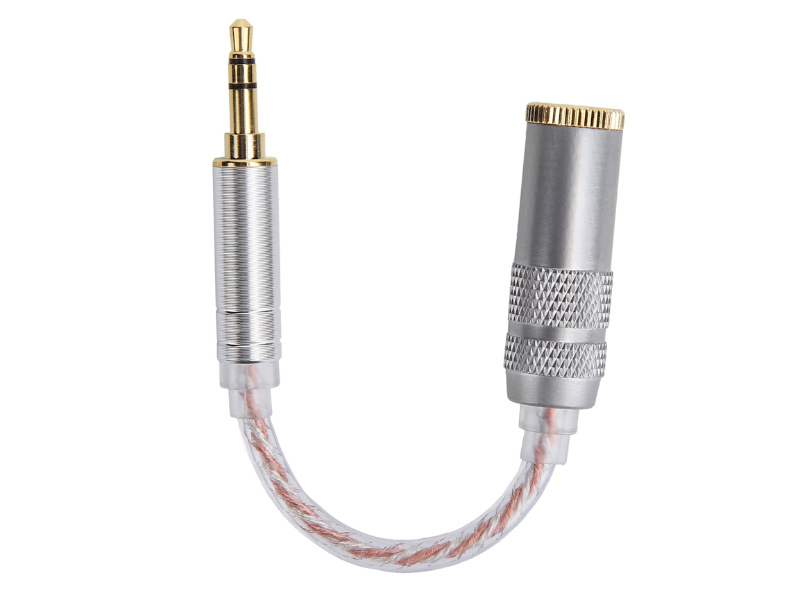 Cabo Adaptador De Áudio Masculino Para Feminino Para Fones De Ouvido Hifiman Zx300a 3,5mm