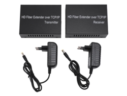 Extensor De Fibra Kvm (transmisión 20km 1080p Hd)