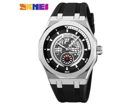 Reloj mecánico de Cuarzo para Hombres de Negocios,Reloj Luminoso Impermeable para Hombres-Negro LUUCOZK