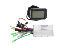 Omni-controlador Sin Escobillas 350w Y Display Lcd S600 24v 36v 48v Para Bicicleta Eléctrica Con Cableado