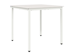 Mesa de comedor | Mesa de comedor blanca de 80 x 80 x 75 cm
