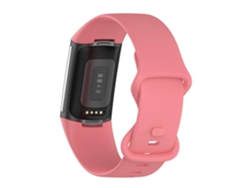 Correa de repuesto de TPU suave para reloj inteligente Fitbit Charge 5 Ly Ebike (grande)