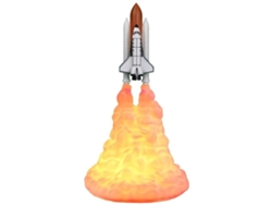 Lámpara Cohete 3D, Recargable por USB, Regalo para Amantes del Espacio NEVEANCE