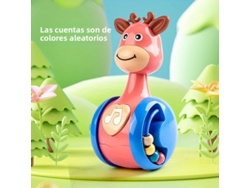 Rueda mecedora para bebés, apta para niños y niñas. Mdug (rosa)