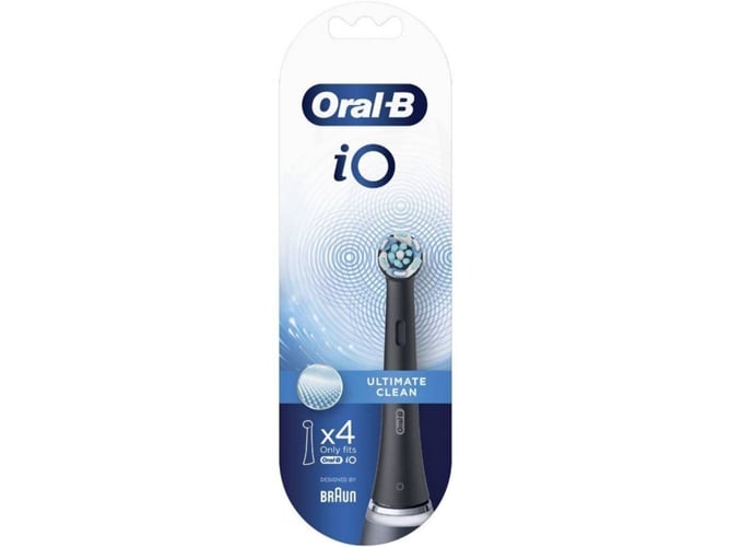 Recambio de Cepillo Eléctrico ORAL B iO Ultimate Clean Negro(4 Unidades)