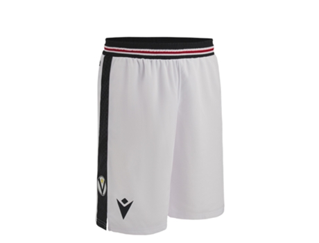 Pantalones Cortos de Niños para Baloncesto MACRON Cortossegunda Equipación Virtus Blanco (8/9 Años)
