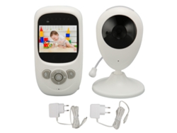 Monitor Bebê Com Câmera E Áudio Hd 1080p Visão Noturna Fala Bidirecional Sem Fio 2.4 Polegadas Tela Plugue Eu