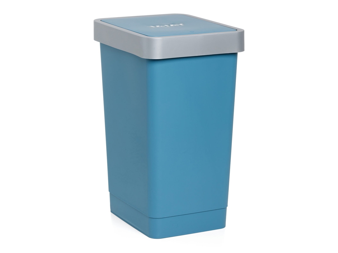 Cubo de Basura TATAY (25 L - Acero Inoxidable - Multicolor)