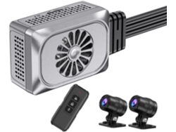 Cámara Wifi Para Motocicleta Sin Pantalla, Ultra Hd 2k + Gps Dvr 1440p, Grabadora De Salpicadero Con Doble Lente Resistente Al Agua.